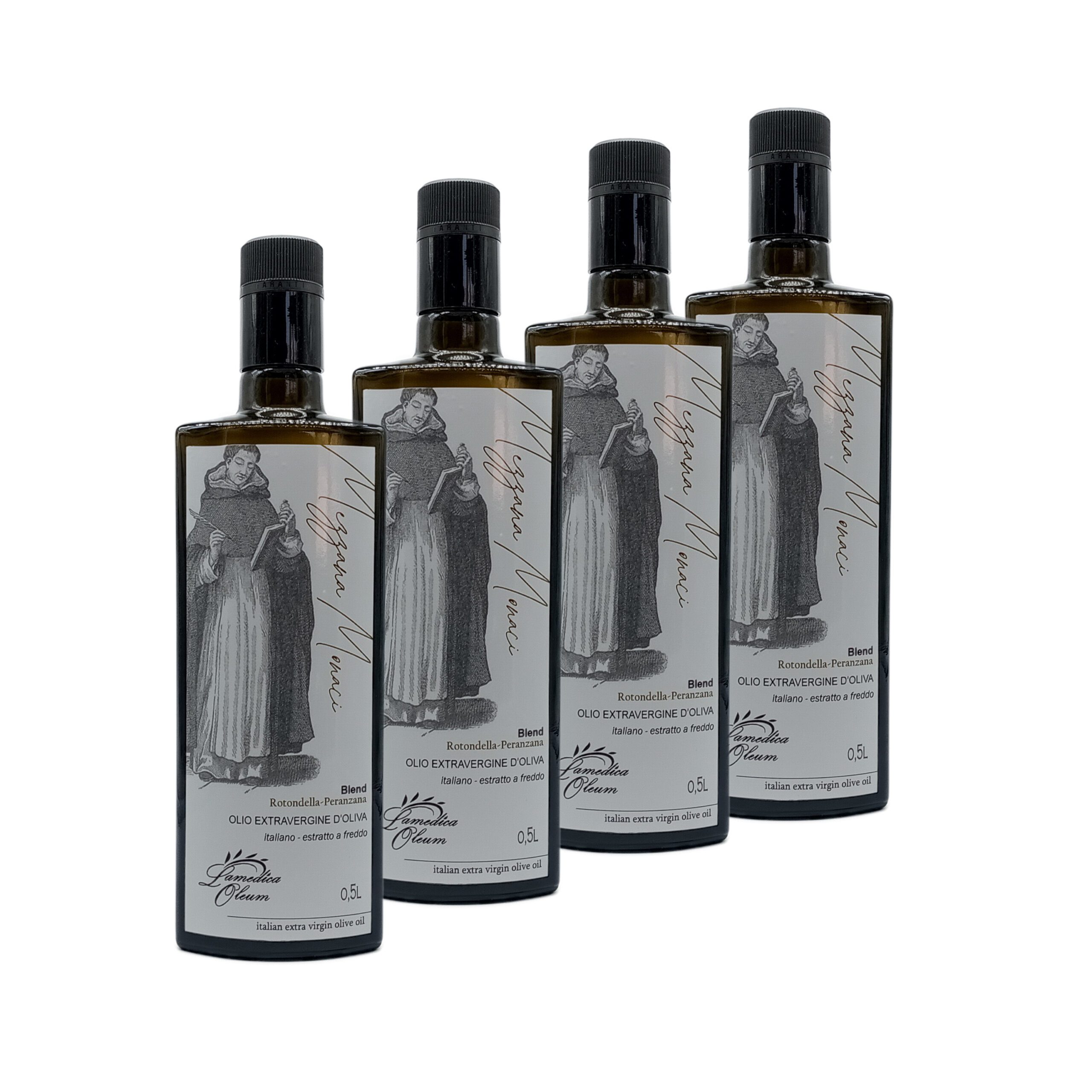 Pack 4 Bottiglie 500ml Olio Extravergine D’Oliva Blend