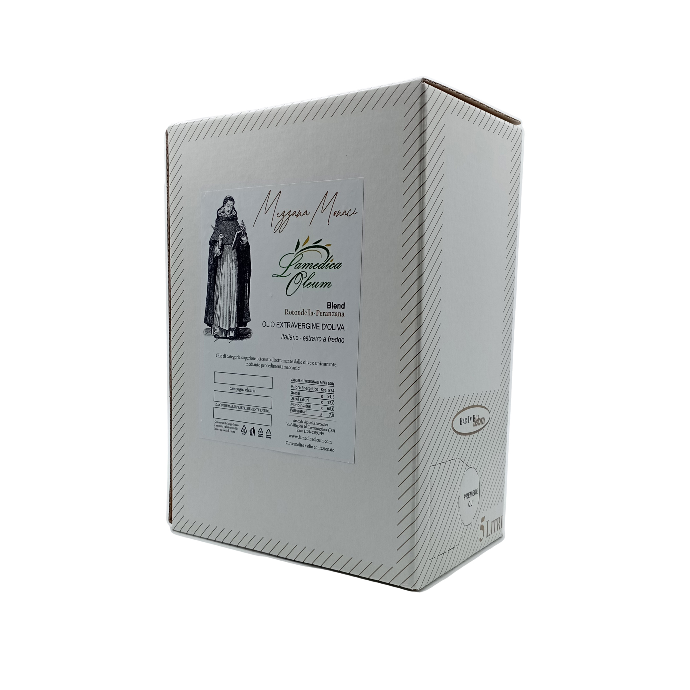 Bag in Box 5l Olio EVO Blend Rotondella-Peranzana